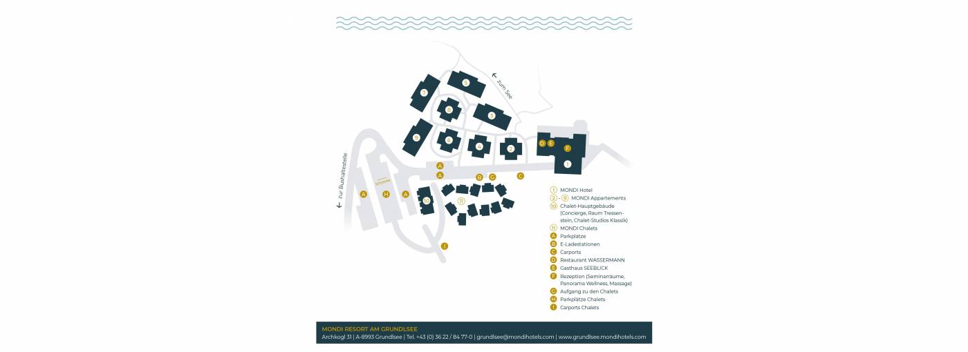 Resortplan MONDI Grundlsee Foto