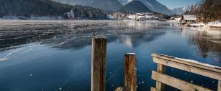 Grundlsee Österreich Winter