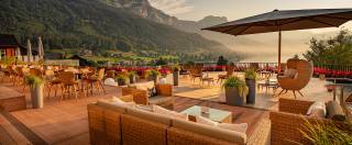 Terrasse Panorama Grundlsee Restaurant