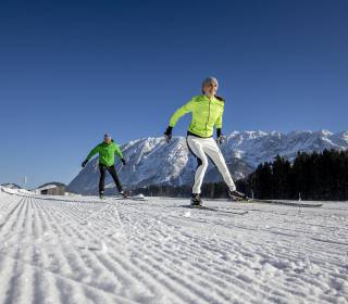 Langlauf am Grundlsee in Österreich