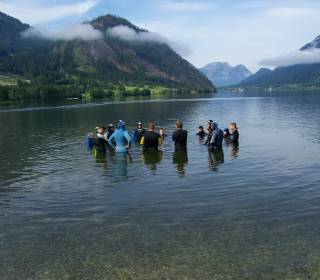 Tauchen am Grundlsee